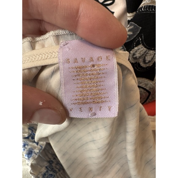 Coquette Blue Toile Ruched Drawstring Crop‎ Top Milkmaid Corset Long sleeve - Picture 9 of 9